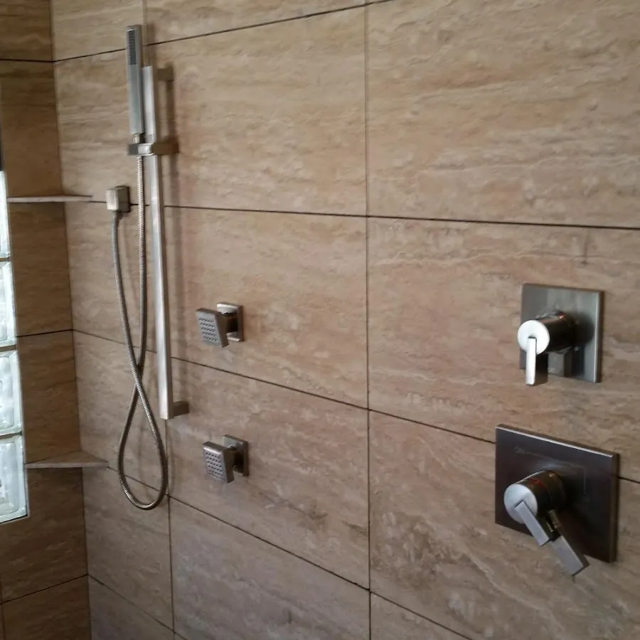Shower fixture installation for Water Heater Replacement in Wheaton
